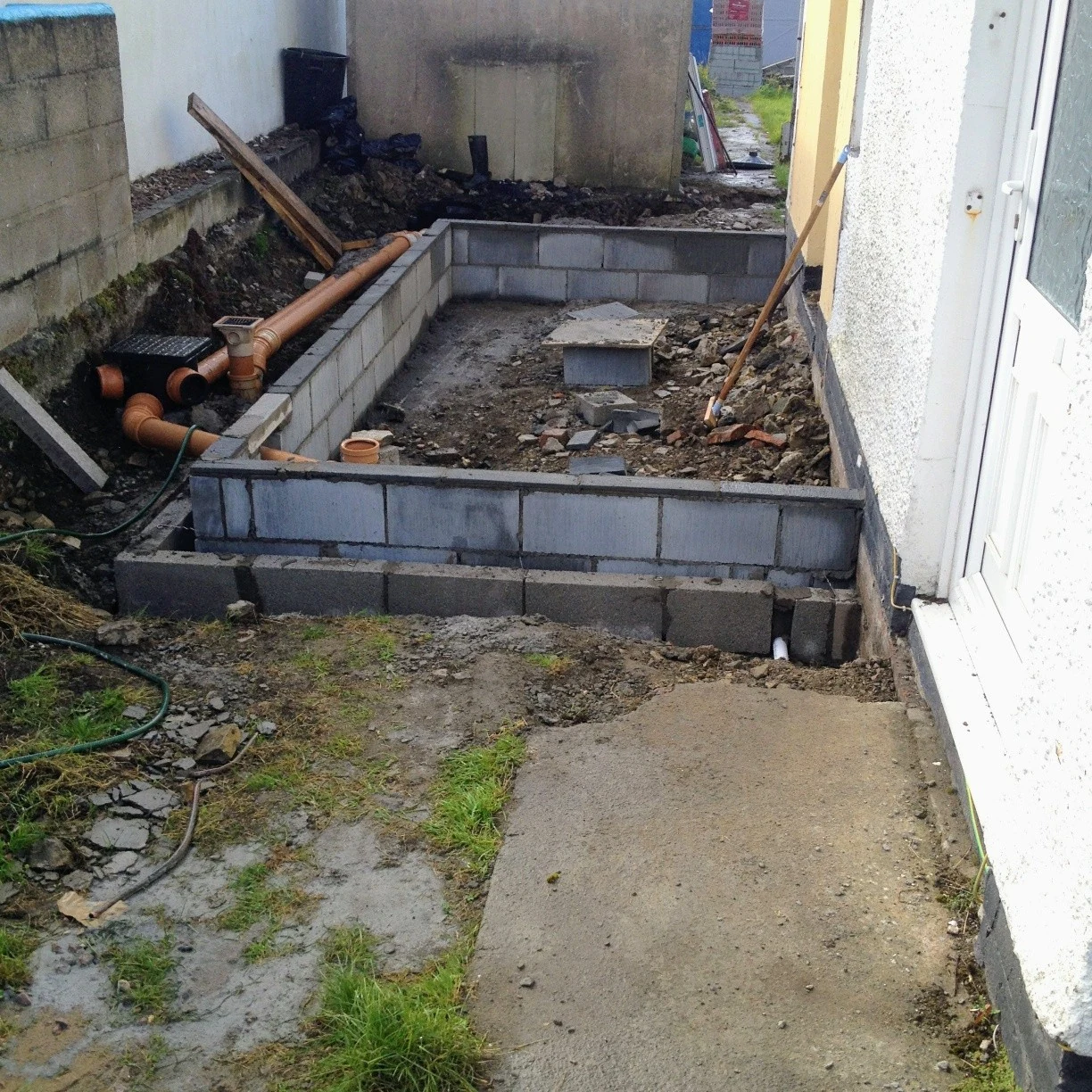 home extension groundworks drainage foundations barry vale of glamorgan cooksey renovation
