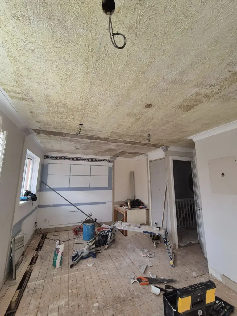 house renovation barry plastering and making good first floor