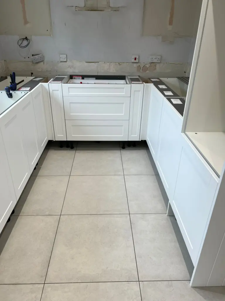 kitchen renovation barry base cabinet installation
