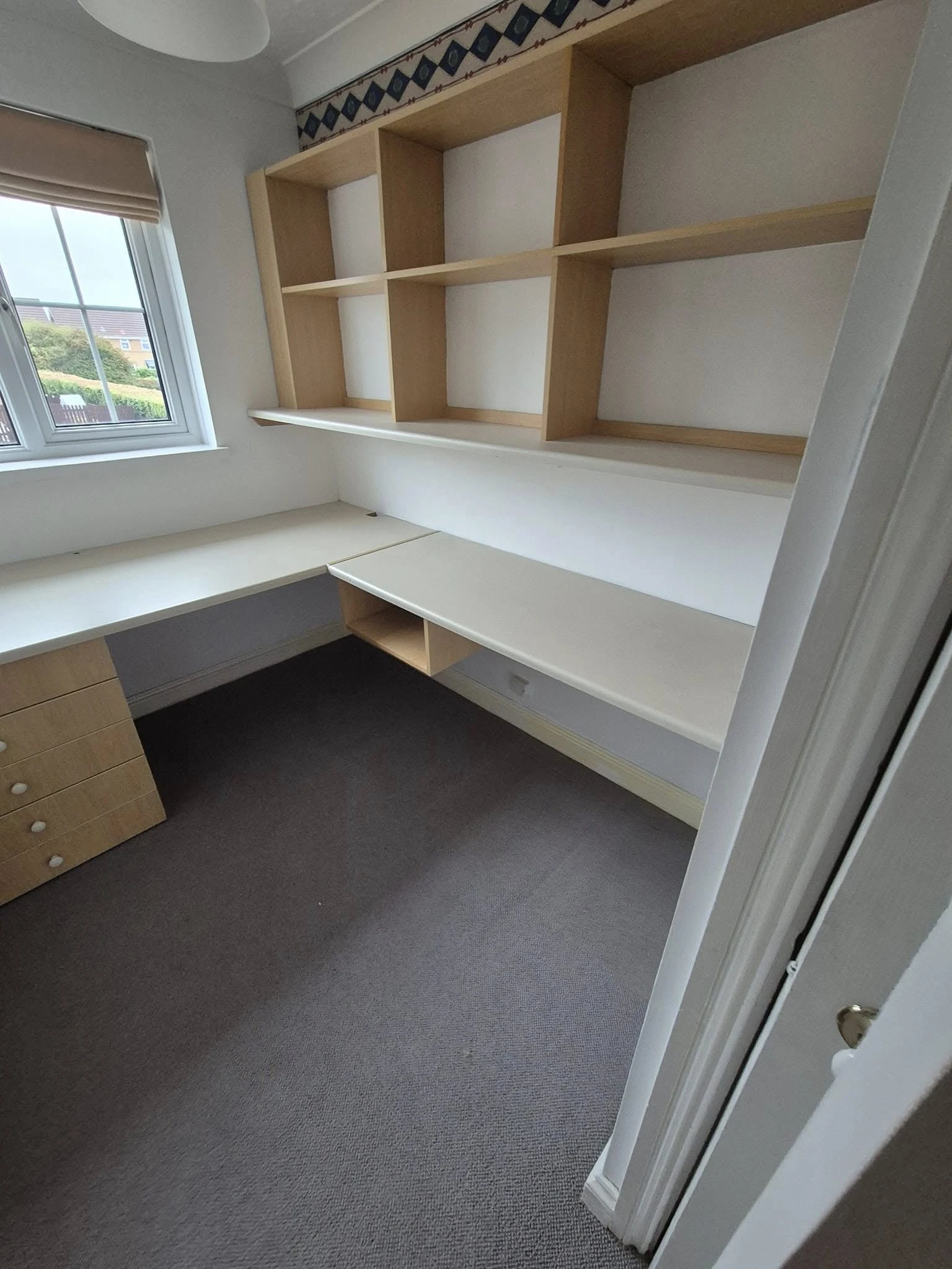 property refurbishment barry built in home office room