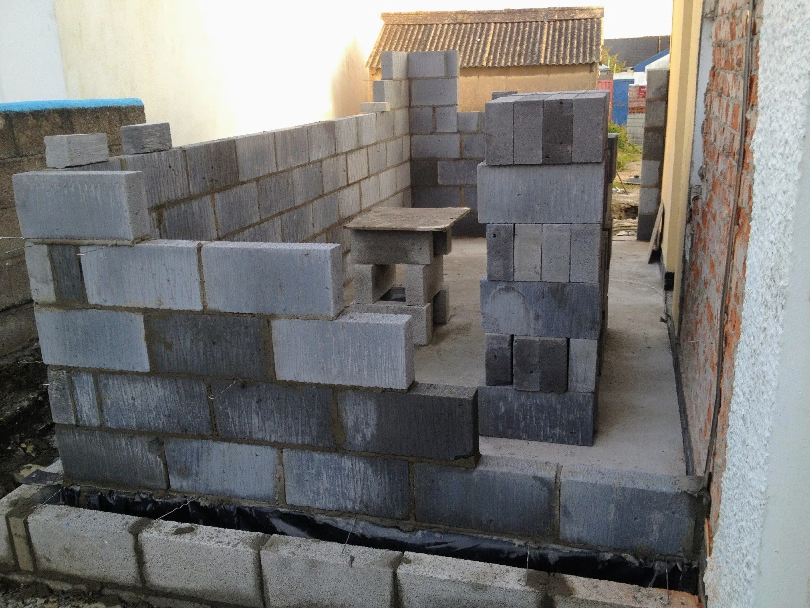 side home extension blockwork construction barry vale of glamorgan cooksey renovation